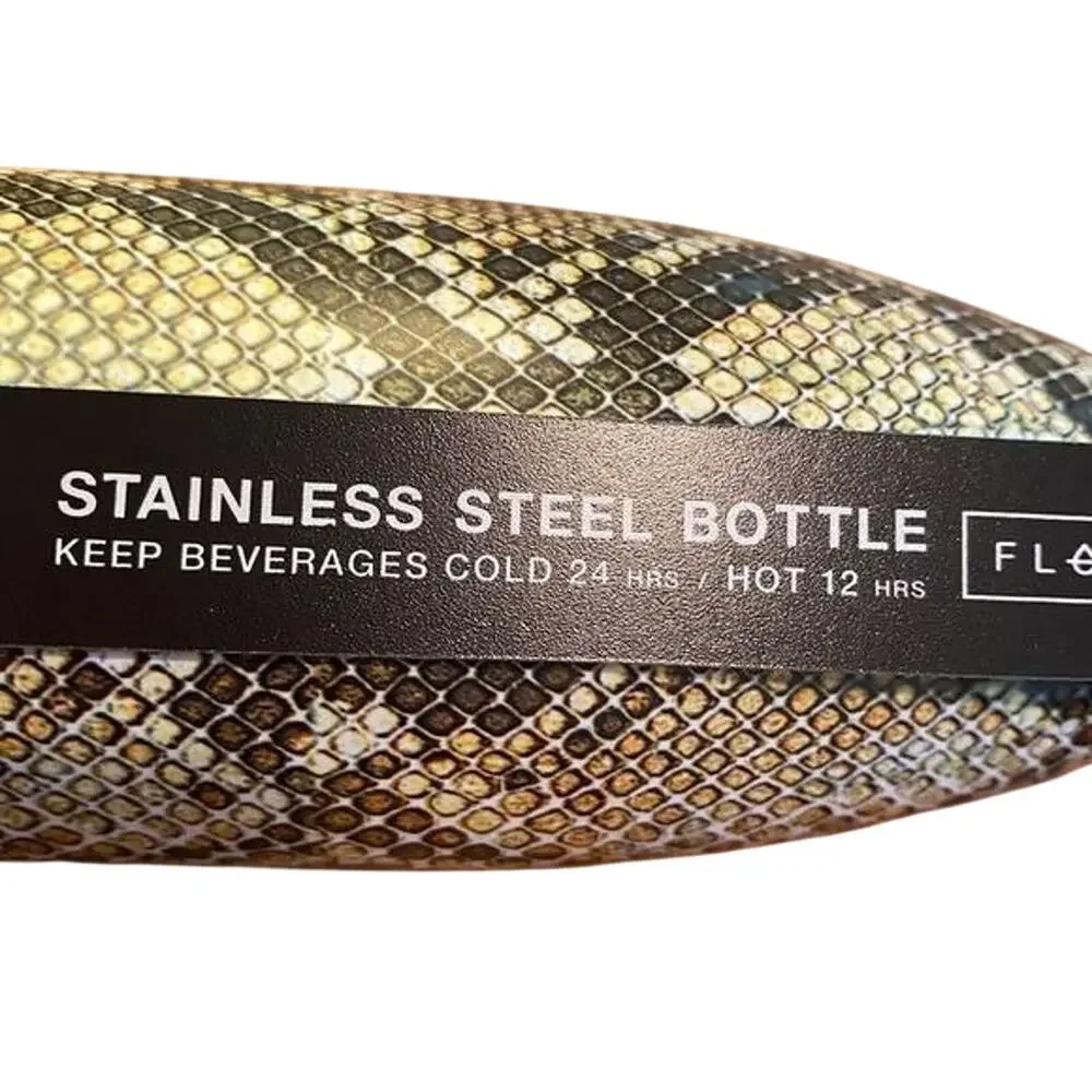 New With Tags Stainless Water Bottle snake animal print